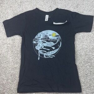 Disney Pixar Luca Graphic T Shirt Zuni Sportswear Black‎ Kids YXS NWT